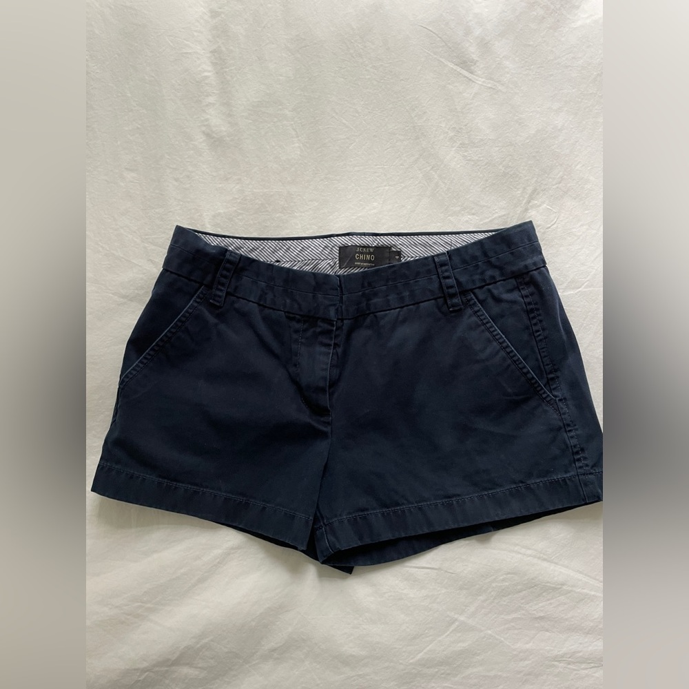 J. Crew Navy Chino Shorts